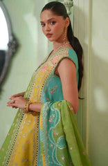 Mashriq Luxury By Bin Ilyas Unstitched Lawn Embroidered 3 Piece Suits - BNLML-4A- Summer Collection