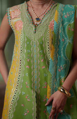Mashriq Luxury By Bin Ilyas Unstitched Lawn Embroidered 3 Piece Suits - BNLML-4A- Summer Collection