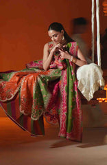 Mashriq Luxury By Bin Ilyas Unstitched Lawn Embroidered 3 Piece Suits - BNLML-4B- Summer Collection