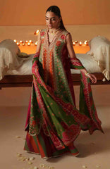 Mashriq Luxury By Bin Ilyas Unstitched Lawn Embroidered 3 Piece Suits - BNLML-4B- Summer Collection