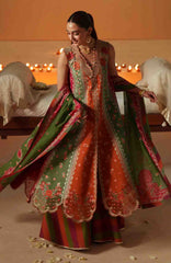 Mashriq Luxury By Bin Ilyas Unstitched Lawn Embroidered 3 Piece Suits - BNLML-4B- Summer Collection