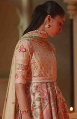 Mashriq Luxury By Bin Ilyas Unstitched Lawn Embroidered 3 Piece Suits - BNLML-5A- Summer Collection