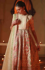 Mashriq Luxury By Bin Ilyas Unstitched Lawn Embroidered 3 Piece Suits - BNLML-5A- Summer Collection