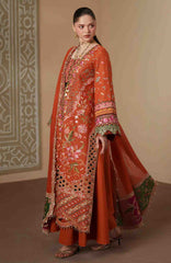 Mashriq Luxury By Bin Ilyas Unstitched Lawn Embroidered 3 Piece Suits - BNLML-6A- Summer Collection