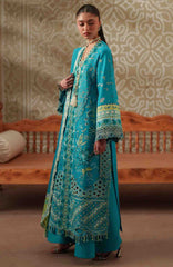 Mashriq Luxury By Bin Ilyas Unstitched Lawn Embroidered 3 Piece Suits - BNLML-6B- Summer Collection