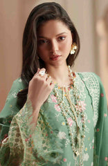 Mashriq Luxury By Bin Ilyas Unstitched Lawn Embroidered 3 Piece Suits - BNLML-7A- Summer Collection