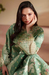 Mashriq Luxury By Bin Ilyas Unstitched Lawn Embroidered 3 Piece Suits - BNLML-7A- Summer Collection