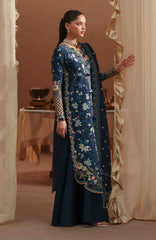 Mashriq Luxury By Bin Ilyas Unstitched Lawn Embroidered 3 Piece Suits - BNLML-7C- Summer Collection