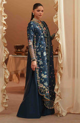 Mashriq Luxury By Bin Ilyas Unstitched Lawn Embroidered 3 Piece Suits - BNLML-7C- Summer Collection