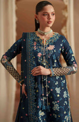 Mashriq Luxury By Bin Ilyas Unstitched Lawn Embroidered 3 Piece Suits - BNLML-7C- Summer Collection