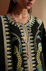 Mashriq Luxury By Bin Ilyas Unstitched Lawn Embroidered 3 Piece Suits - BNLML-8B- Summer Collection
