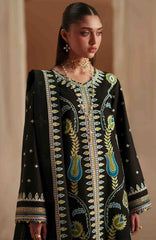 Mashriq Luxury By Bin Ilyas Unstitched Lawn Embroidered 3 Piece Suits - BNLML-8B- Summer Collection