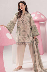 Mbasic by Maria B Unstitched Lawn Embroidered 3 Piece Suit - MBSCL-11A -  Summer Collection