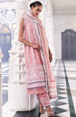Luxury Lawn By Sobia Nazir Unstitched Lawn Embriodered 3 Piece Suit - SNLEL-11A- Summer Collection