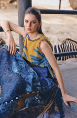 Mprints Safari Scape by Maria B Unstitched Lawn Embroidered 3 Piece Suit - MBMPSSL-11A -  Summer Collection