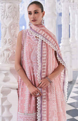 Luxury Lawn By Sobia Nazir Unstitched Lawn Embriodered 3 Piece Suit - SNLEL-11A- Summer Collection