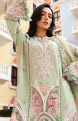 Luxury Lawn By Maria B Unstitched Lawn Embroidered 3 Piece Suit - MBLXL-11A- Summer Collection