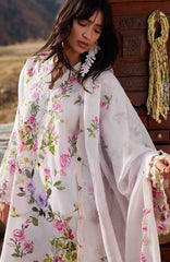 Meili By Zaha Unstitched Lawn Embroidered 3 Piece Suits -ZHMILXL-11A- Fen Yi- Summer Collection