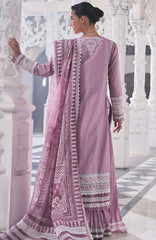 Luxury Lawn By Sobia Nazir Unstitched Lawn Embriodered 3 Piece Suit - SNLEL-11B- Summer Collection