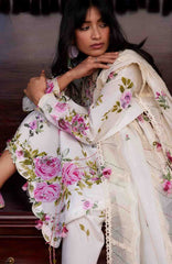 Meili By Zaha Unstitched Lawn Embroidered 3 Piece Suits -ZHMILXL-11B- Fen Yi- Summer Collection