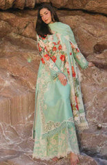 Summer Dream By Manara Unstitched Lawn Embroidered 3 Piece Suit - MNMSDRL-11- Marina-Summer Collection