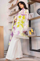 M Basic Elaheh Vol-II By Maria B Unstitched Lawn  Printed  3 Piece Suit - MBSCELPL11 - Summer Collection