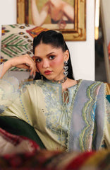 Lumina By Bin Ilyas Unstitched Lawn Embroidered 3 Piece Suit BNLYLMN-011 -  Summer Collection