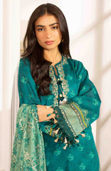 Mausummery Unstitched Lawn Printed 3 Piece Suit Vol-2 MUSV2L11 - Emrald - Summer Collection