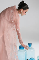 Festive Lawn By Qalamkar Unstitched Lawn Embroidered 3 Piece Suit  - QLMFSTL-11-Jina - Summer Collection