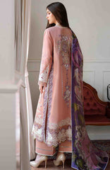 A Moi - Held By Love By Mushq Unstitched Luxury Lawn Embroidered 3 Piece Suit - MQHMAM-11- Daisy Chain - Summer Collection