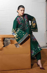 Jugnu by Hussain Rehar Unstitched Lawn Embroidered 3 Piece Suits- -JUGELXL-11-Bezan- Summer Collection