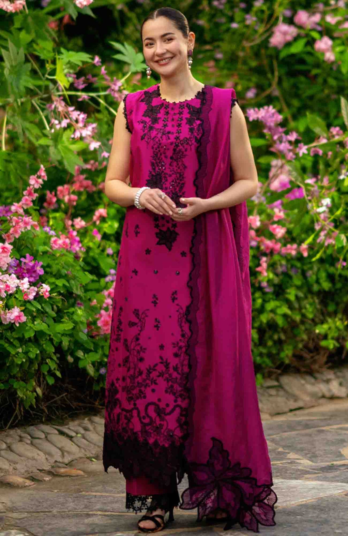 Luxury Eid By Rang Rasiya Unstitched Lawn Embroidered 3 Piece Suit  - RRLELXL-1- Maya - Summer Collection