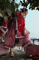 Kala Bagh By Hussain Rehar Unstitched Luxury Lawn Embroidered 3 Piece Suit - HRKBLXL-11- Nihdi- Summer Collection