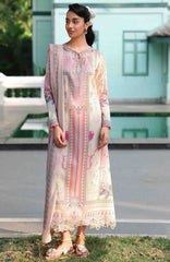 QPrints By Qalamkar Unstitched Lawn Printed 3 Piece Suit QLMQP26 Elara - 6A - Summer Collection