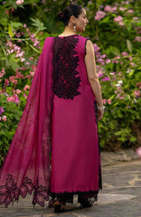 Luxury Eid By Rang Rasiya Unstitched Lawn Embroidered 3 Piece Suit  - RRLELXL-1- Maya - Summer Collection