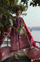Kala Bagh By Hussain Rehar Unstitched Luxury Lawn Embroidered 3 Piece Suit - HRKBLXL-11- Nihdi- Summer Collection