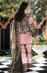 Luxury Printed Lawn By Regalia Unstitched  Lawn Printed 3 Piece Suit  - RGLASIBPRT-02- Pink Pulse- Summer Collection