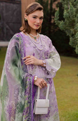 Gardenia By Nureh Unstitched Lawn Embroidered 3 Piece Suit - NRGRDL-05- Summer Collection