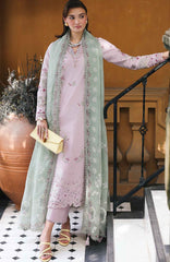 Qline by Qalamkar  Unstitched Lawn Embroidered 3 Piece Suit - QLMQDL-11- Inaya -  Summer Collection
