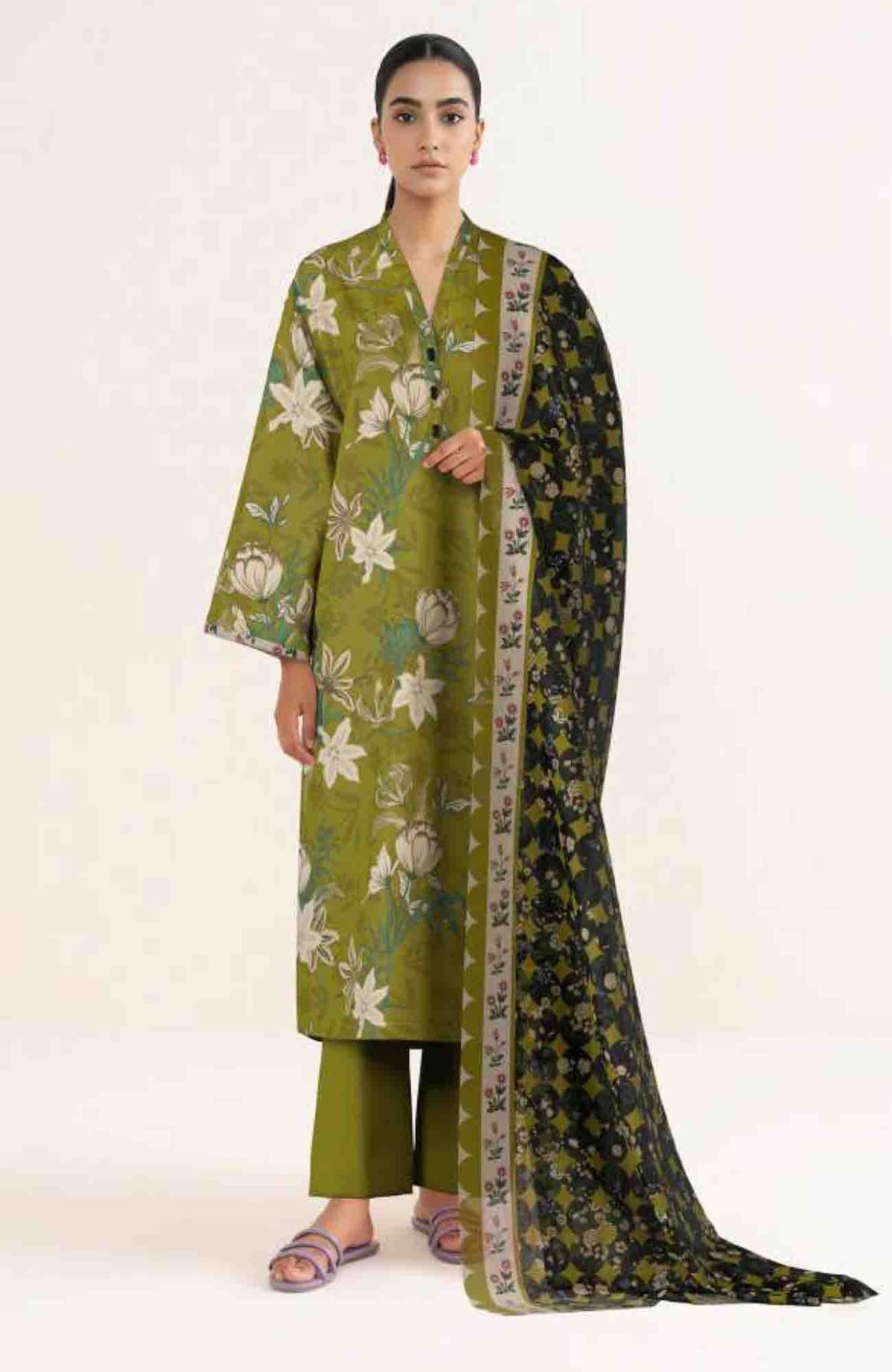 Prints Vol-2 by Sapphire Unstitched Lawn Printed 3 Piece Suits - SPHLP-08- Summer Collection
