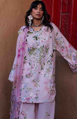 Meili By Zaha Unstitched Lawn Embroidered 3 Piece Suits -ZHMILXL-12A- Jia- Summer Collection