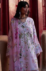 Meili By Zaha Unstitched Lawn Embroidered 3 Piece Suits -ZHMILXL-12A- Jia- Summer Collection