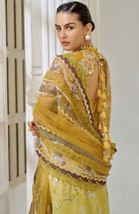 Luxury Lawn By Sobia Nazir Unstitched Lawn Embriodered 3 Piece Suit - SNLEL-12B- Summer Collection