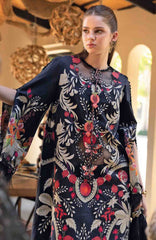 Mprints Safari Scape by Maria B Unstitched Lawn Embroidered 3 Piece Suit - MBMPSSL-12B -  Summer Collection
