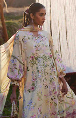 Meili By Zaha Unstitched Lawn Embroidered 3 Piece Suits -ZHMILXL-12B- Jia- Summer Collection