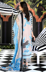 Luxury Printed Lawn By Regalia Unstitched  Lawn Printed 3 Piece Suit  - RGLASIBPRT-08- Lush laila- Summer Collection