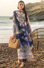 Summer Dream By Manara Unstitched Lawn Embroidered 3 Piece Suit - MNMSDRL-12- Serenity-Summer Collection