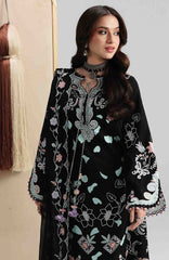 Festive Lawn By Qalamkar Unstitched Lawn Embroidered 3 Piece Suit  - QLMFSTL-12-Reha - Summer Collection