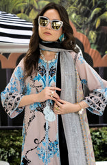 Luxury Printed Lawn By Regalia Unstitched  Lawn Printed 3 Piece Suit  - RGLASIBPRT-08- Lush laila- Summer Collection