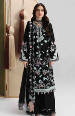 Festive Lawn By Qalamkar Unstitched Lawn Embroidered 3 Piece Suit  - QLMFSTL-12-Reha - Summer Collection